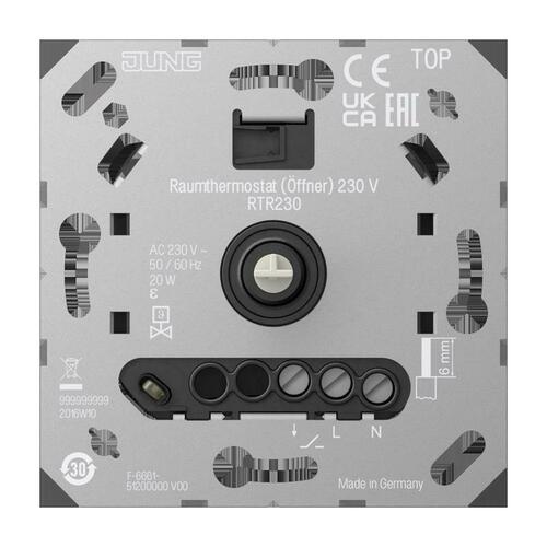 Jung Raumthermostat Öffner, AC 230 V RTR 230