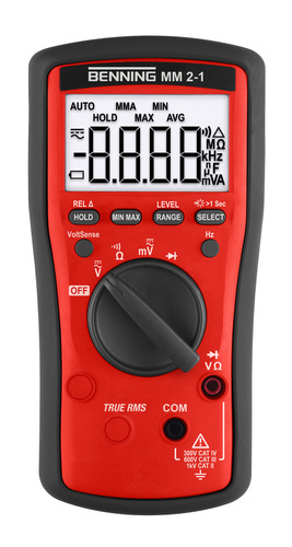 Benning Trms Digital-Multimeter 1000V AC/DC MM 2-1