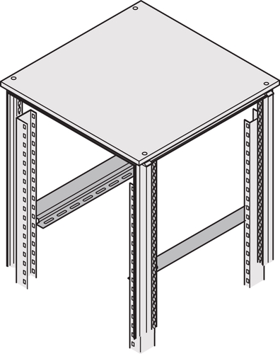 Schroff Gleitschiene 1Paar, 900T 25127575