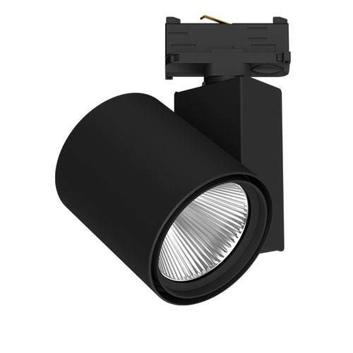 LTS Licht&Leuchten LED-Stromschienenstrahler 940, DALI, schwarz JETTT102.940FLD.STsw