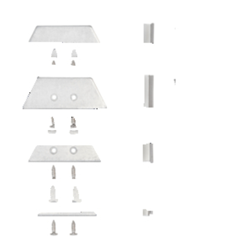 Nobile Ersatzkit für Alu Profil Aufbau, aluminium 5011149909