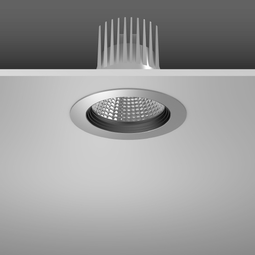 RZB LED-Einbaudownlight fresh meat, silber 901770.004