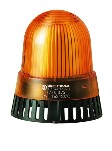 Werma LED-Summer BM Dauerton 12VDC YE 420.310.54