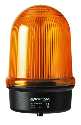 Werma Doppel-Blitzleuchte BM 115VAC YE 838.300.67