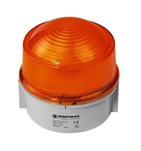 Werma Doppel-Blitzleuchte BWM 24VDC YE 897.300.55