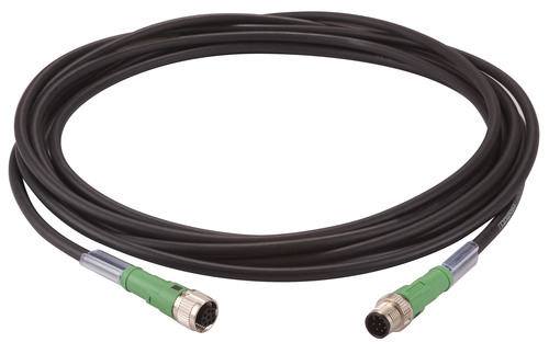 Werma Kabel 5m mit M12-Stecker + Buchse 960.000.46