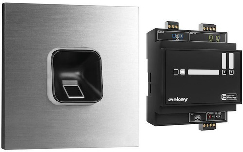 Ekey (AT) Fingerprintset Gira 106 V4A, schwarz 204701