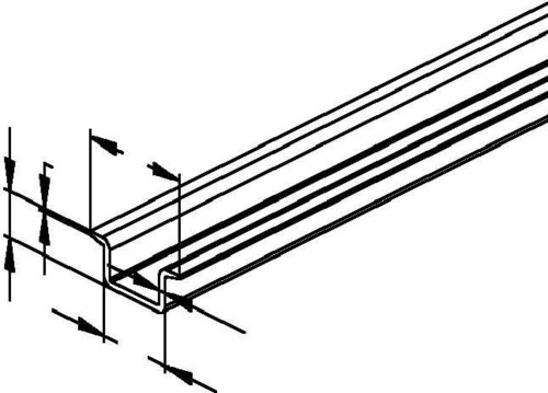 Niedax Tragschiene 2936/2 GO