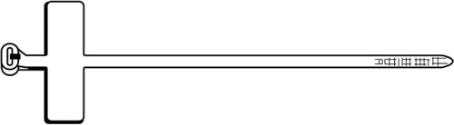 ABB Stotz S&J T&B Kabelbinder 92x2,4mm natur TY551M