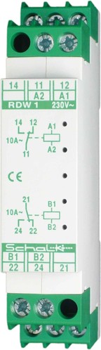 Schalk Doppelrelais 2W 10A RDW 1 (230V AC)