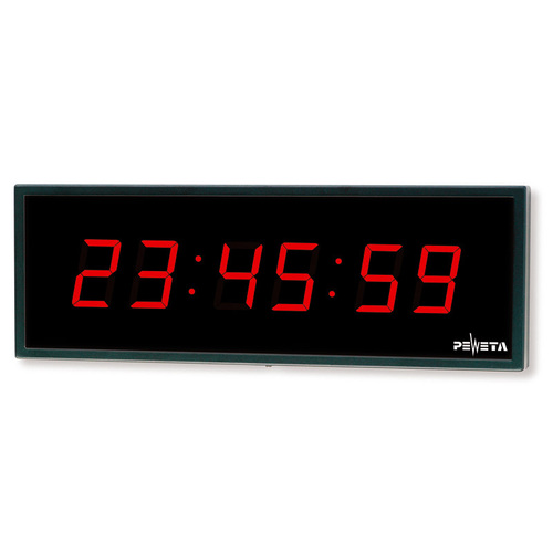 Peweta LED-Digitaluhr 6-stel,Std/Min/Sek 71.511.551