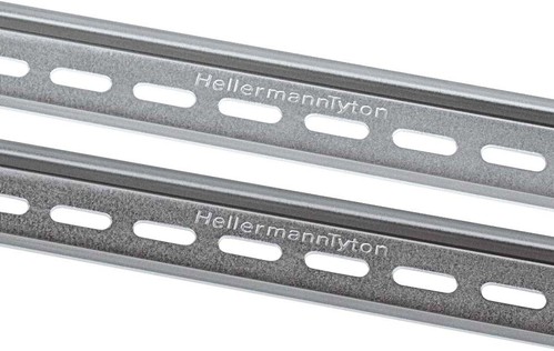 HellermannTyton Tragschiene weiss Chrom 100m DELTA2F