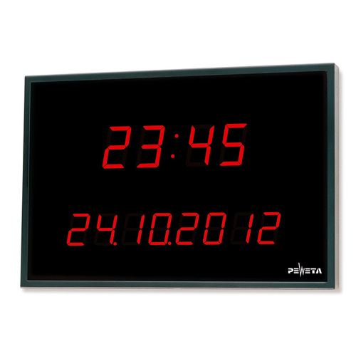 Peweta LED-Digitaluhr 2-zeil,Uhrzeit,Datum 91.515.551