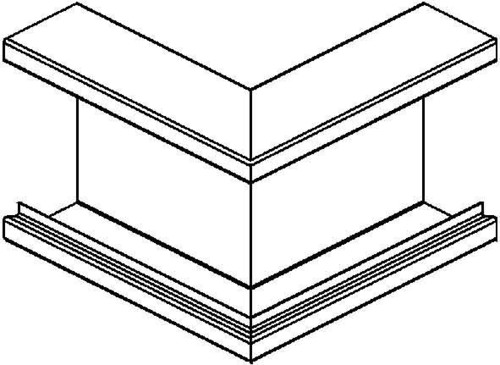 Niedax Gerätek.-Außeneck GKA 110-78 W