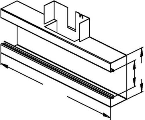 Niedax Gerätek.-T-Stück GKT 170-78 W