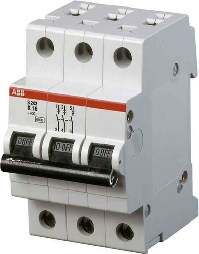 ABB Stotz S&J Sicherungsautomat D,6kA,32A,3P S203-D32