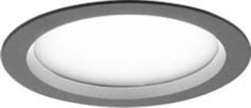 LTS Licht&Leuchten LED-Einbaudownlight 3000K inkl.Konverter VTFS 10.1030 silber