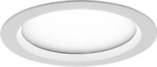 LTS Licht&Leuchten LED-Einbaudownlight 3000K inkl.Konverter VTFS 10.1030/DALI weiß