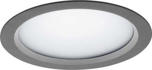 LTS Licht&Leuchten LED-Einbaudownlight 3000K inkl.Konverter VTFL 10.2530 silber