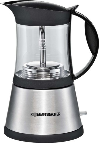 Rommelsbacher Espresso Kocher cordless 3 + 6 Tassen Glas EKO 376/G eds/sw