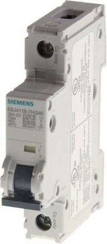 Siemens Dig.Industr. LS-Schalter C 4A 1pol 240V 14kA 5SJ4104-7HG40