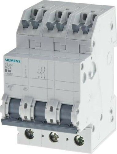 Siemens Dig.Industr. Leitungsschutzschalter 3pol., 13A 5SJ6313-6KS