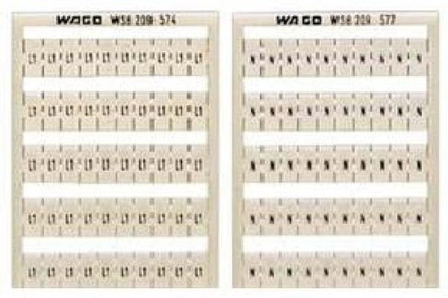 WAGO GmbH & Co. KG WSB-Bezeichnungssystem W: PE (100x) 209-578