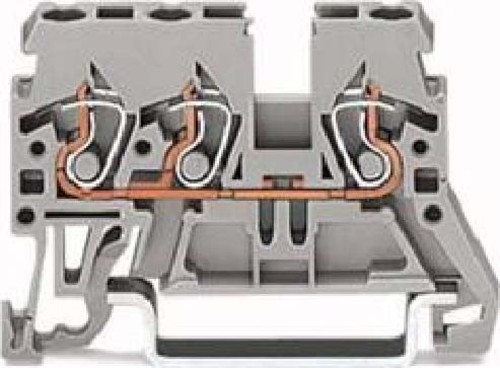 WAGO GmbH & Co. KG Durchgangsklemme 0,08-2,5mmq grau 870-681