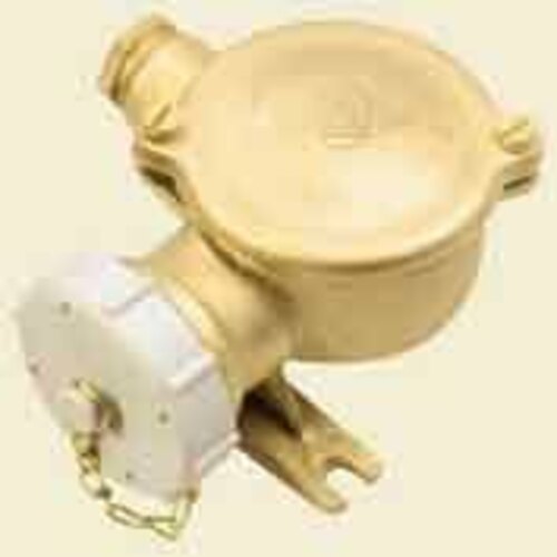 Wiska HNA-socket brass IP56 2-pole 1141/2/R