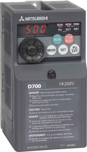 Mitsubishi Electric Frequenzumrichter 0,1kW 0,8A 200-240V FR-D720S-008SC-EC