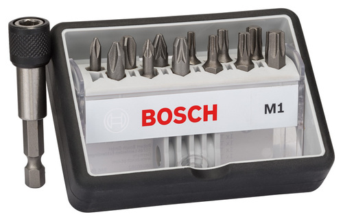 Bosch Power Tools Schrauberbit-Set 12+1tlg PH/PZ 2607002563