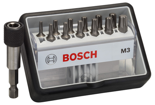 Bosch Power Tools Schrauberbit-Set 12+1tlg 2607002565