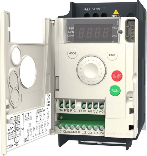 Schneider Electric Frequenzumrichter 3ph, 200V, 4kW ATV12HU40M3