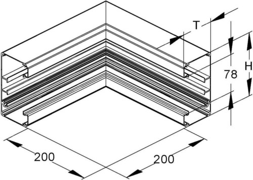 Niedax Alu-Inneneck GAI 133-78 P