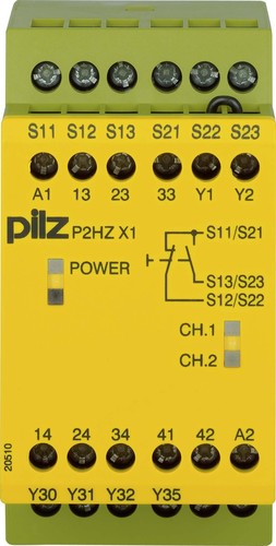 Pilz Zweihandbediengerät 230VAC 3n/o 1n/c P2HZ X1 #774438