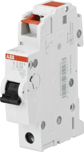 ABB Stotz S&J Sicherungsautomat 6kA 8A C 1p -253V S201S-C8