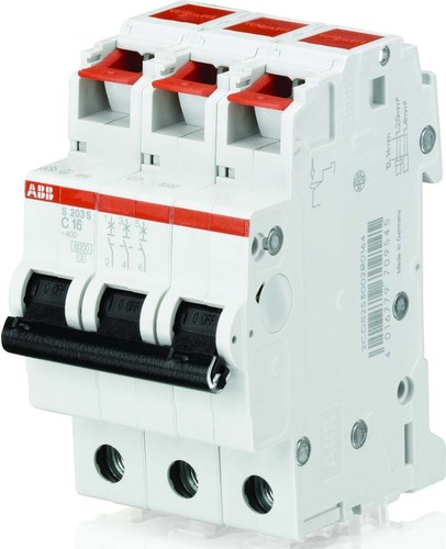 ABB Stotz S&J Sicherungsautomat 6kA 13A C 3p -440V S203S-C13