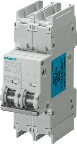 Siemens Dig.Industr. LS-Schalter C 6A 2pol 14kA 5SJ4206-7HG41