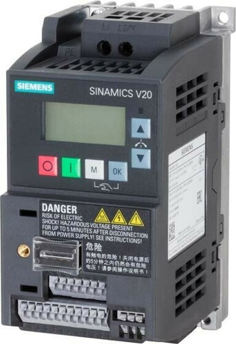 Siemens Dig.Industr. Umrichter SINAMICS 0,37kW m.Filter 6SL3210-5BB13-7BV1