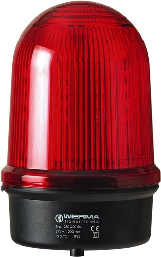 Werma LED-Rundumsignalleuchte 24V DC rt 28012055