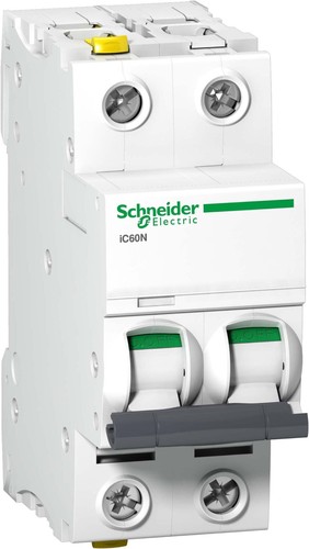 Schneider Electric LS-Schalter 2P 2A B IC60N A9F03202