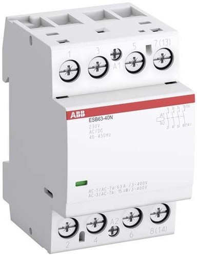 ABB Stotz S&J Installationsschütz 63A 230V AC/DC ESB63-40N-06