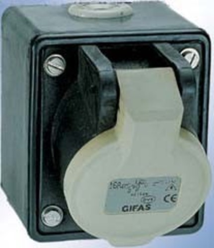 Gifas Electric CEE-Wandsteckdose 42V,16A,2pol 421628.E