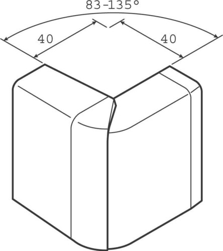 Tehalit Außeneck VDI SL 200553D1 alu