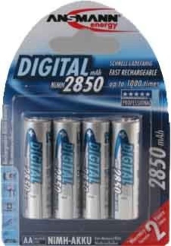 Ansmann Akku Mignon Digital NiMH AA 2850mAh 5035092 VE4 Bli