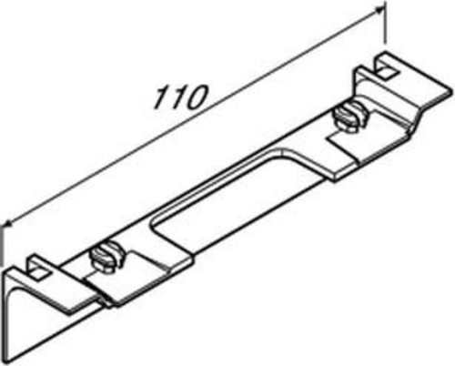 Tehalit Geräteträgerschürze zu SL 20x55mm D SL 20055AD1 alu