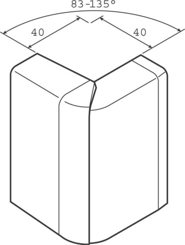 Tehalit Außeneck VDI SL 200803D4 Kirsche