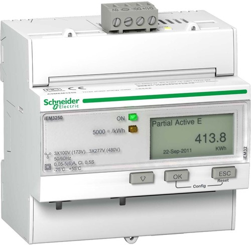 Schneider Electric Energiezähler IEM3250 3P+N 5A Modbus A9MEM3250