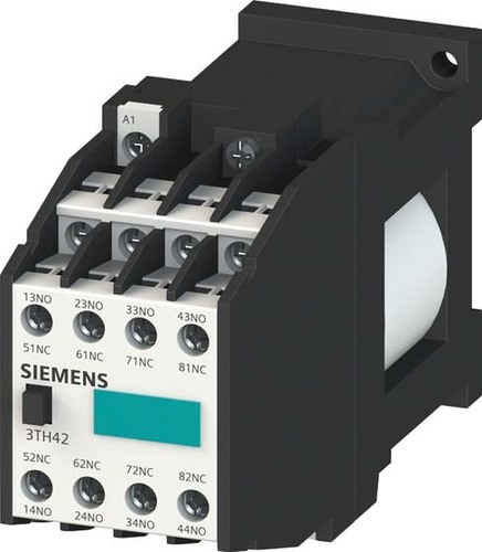 Siemens Dig.Industr. Hilfsschütz 44E, 4NO+4NC,220VDC 3TH4244-0BM4