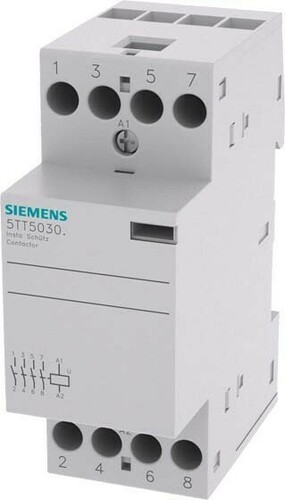 Siemens Dig.Industr. Installationsschütz 4S 230VAC 25A 110VDC 5TT5030-1